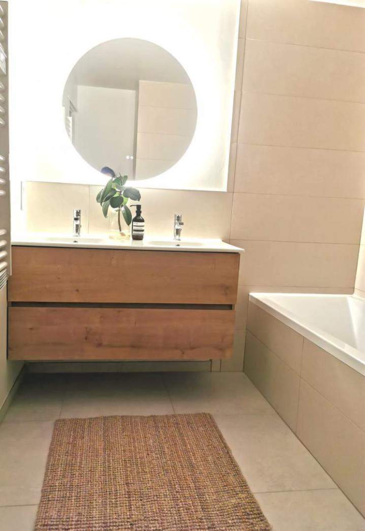 Meuble vasque bois PACA